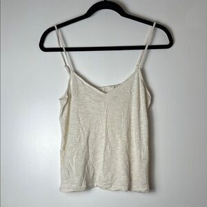 Madewell Women's Cream Anthem Crop Cami - Size Medium